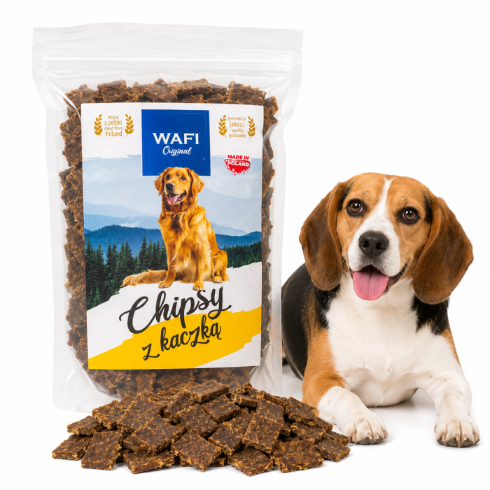 Przysmaki dla Psa Chipsy z Kaczki