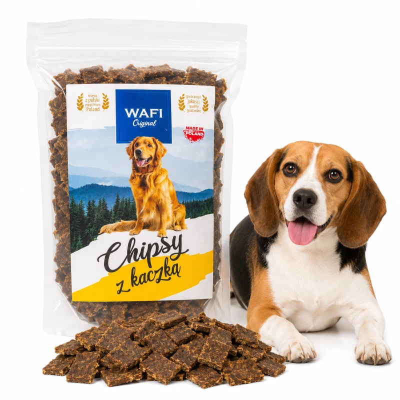 Przysmaki dla Psa Chipsy z Kaczki